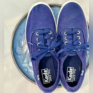 KEDS Women’s Sneakers Sz 6 MicroSparkle - BLUE